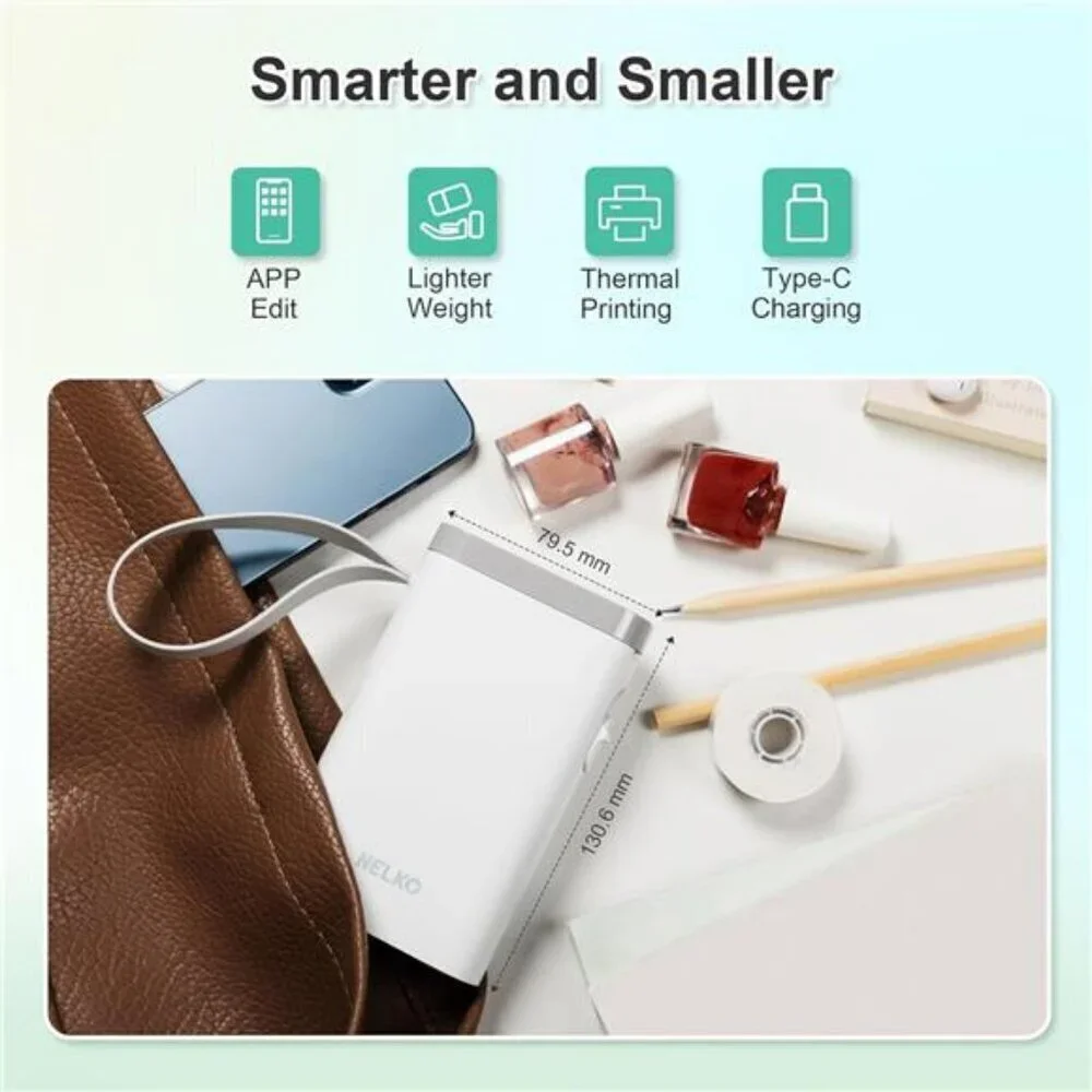 Label Maker Machine with Tape P21 Bluetooth Label Printer Wireless Mini Label